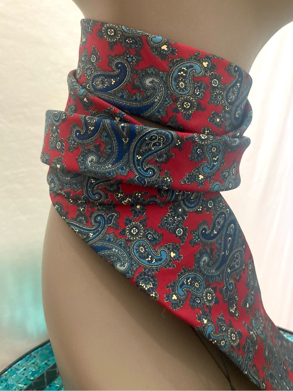 Vintage Moores Paisley Silk Tie